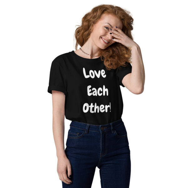 Love Each Other - Plain - Unisex organic cotton t-shirt