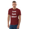 Love Each Other - Plain - Unisex organic cotton t-shirt - Image 5