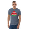Hello Human - Watermelon - Unisex organic cotton t-shirt - Image 10