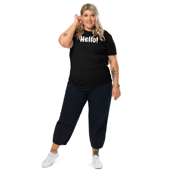 Hello - Plain - Unisex organic cotton t-shirt