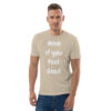 Wink if you Feel Good - Plain - Unisex organic cotton t-shirt - Image 12