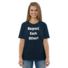 Respect Each Other! - Plain - Unisex organic cotton t-shirt - Image 3