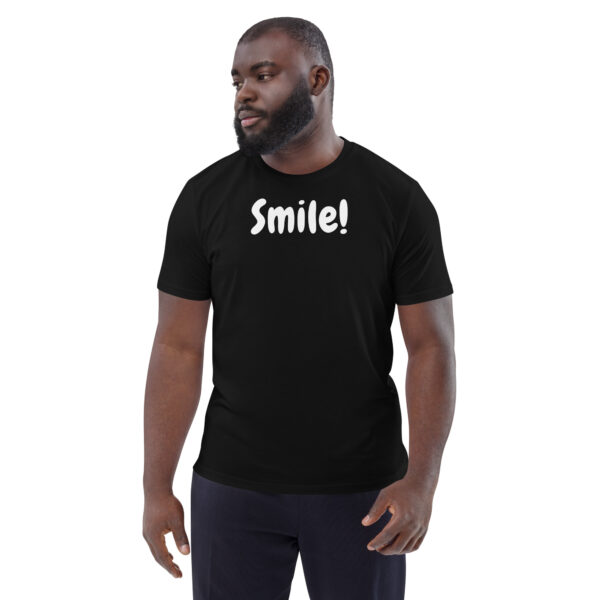 Smile! - Plain - Unisex organic cotton t-shirt