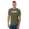 Smile! - Plain - Unisex organic cotton t-shirt - Image 9