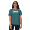 Smile! - Plain - Unisex organic cotton t-shirt - Image 8